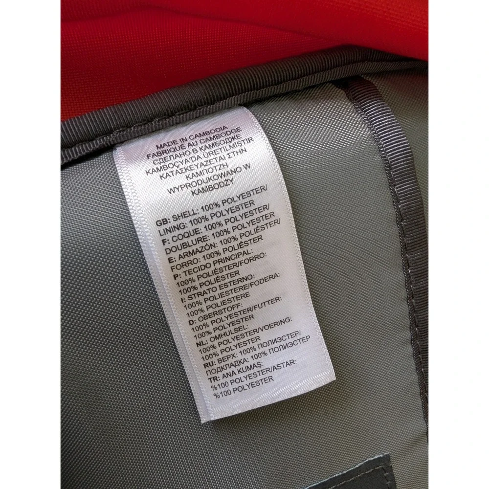 The North Face Connector Backpack Orange Flexvent Hiking Outdoors